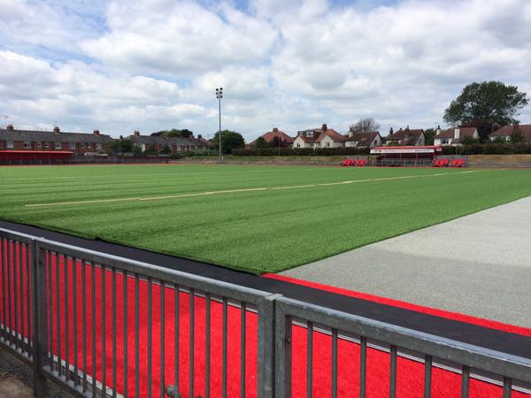 Worthing FC new pitch